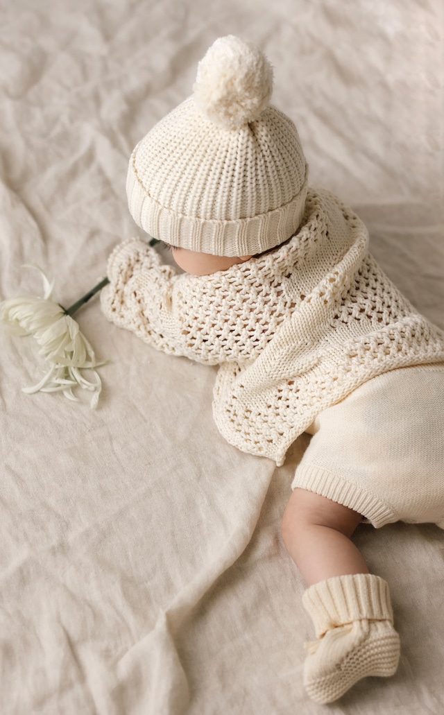 【即納】送料¥200　BELLE & SUN Crochet  Bloomer/ Natural