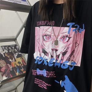 【トップス】アバンギャルドプリント個性派Ｔシャツ217261000N