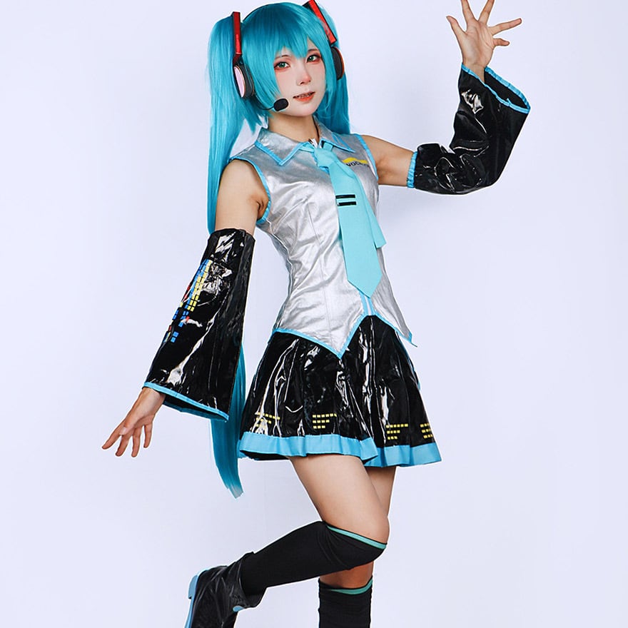 アイドル サイバーパンク シルバー フルセット ライブ衣装 イベント