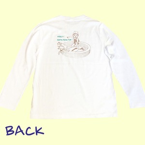 ロングＴシャツ Surfingバージョン ホワイト メンズ