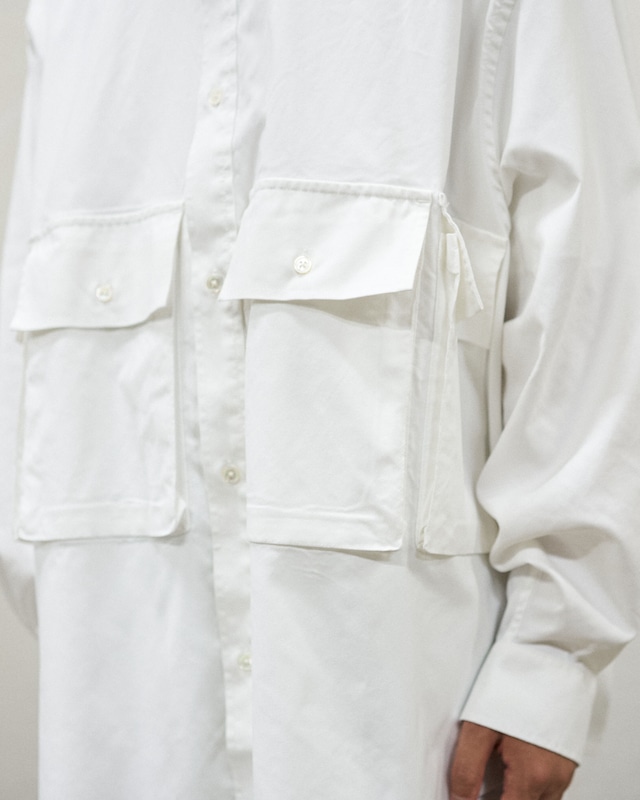 【FreshService(フレッシュサービス)】DRY OXFORD FLAP POCKET L/S SHIRT（FSW-23-SH_001）