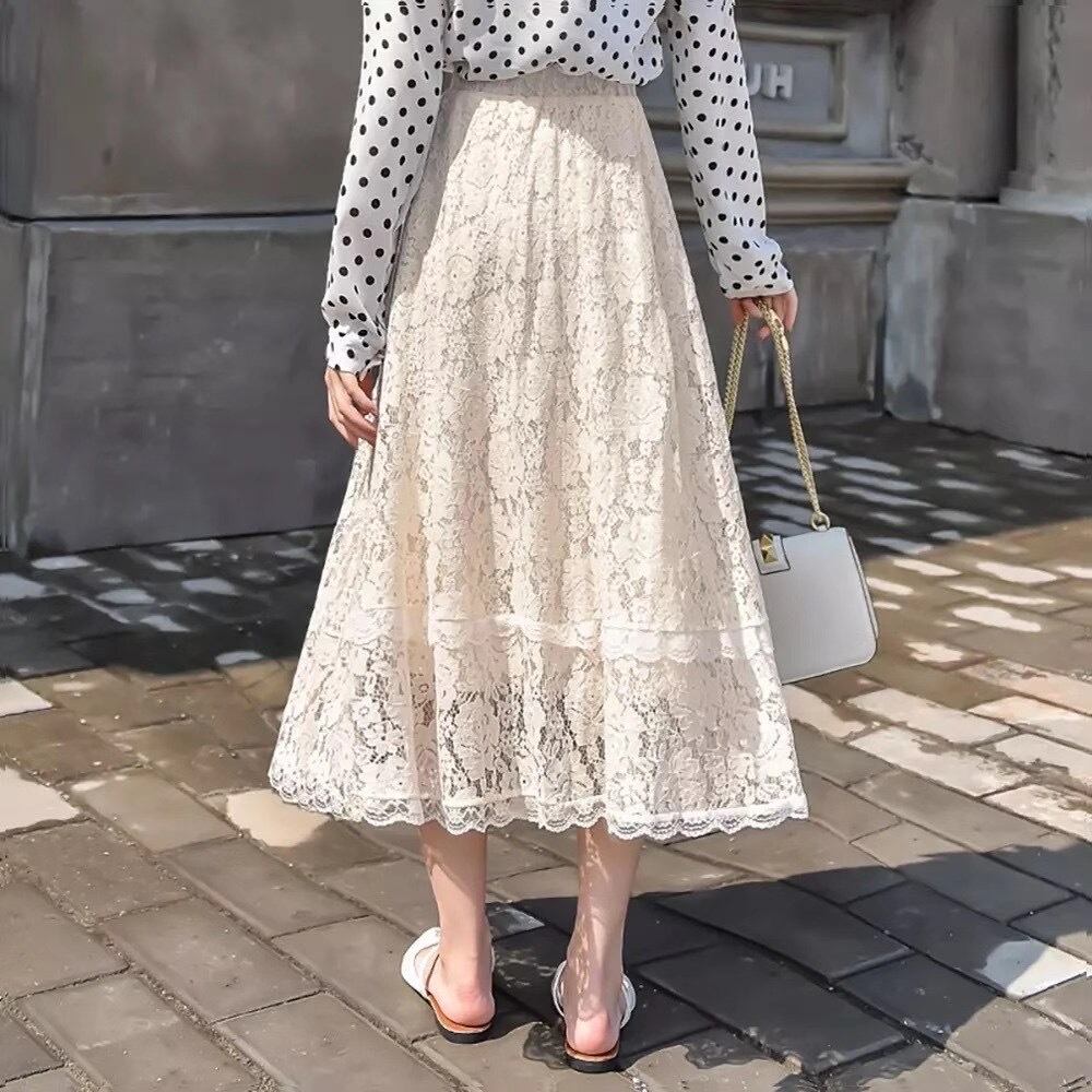 レースティアードスカート