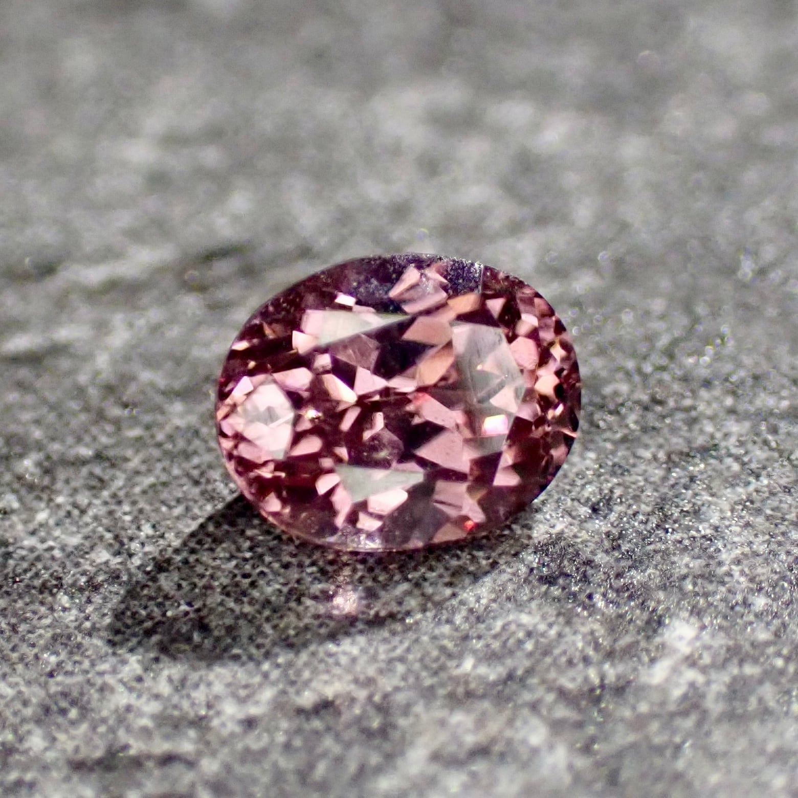 Red/Pink Zircon 4.8×3.9mm 0.56ct Cambodia | One Loose