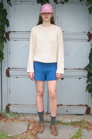 [SINOON] ANGORA KNIT SHORTS (BLUE)  正規品 韓国ブランド 韓国通販 韓国代行 韓国ファッション シヌン シヌーン