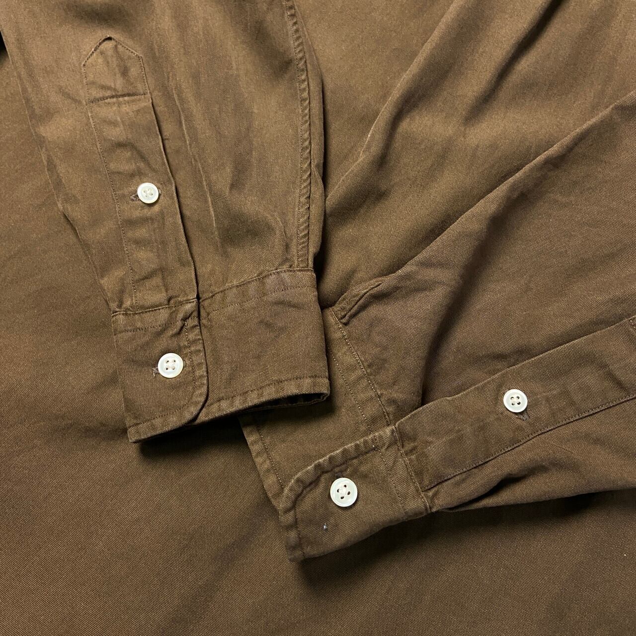 Polo Ralph Lauren ブラウン長袖シャツ Ralph Lauren ラルフローレン CLASSIC FIT 長袖 オックスフォード