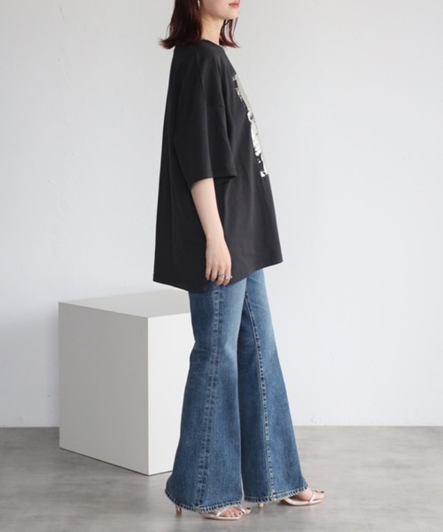 ハーフスリーブビッグシルエットTシャツ