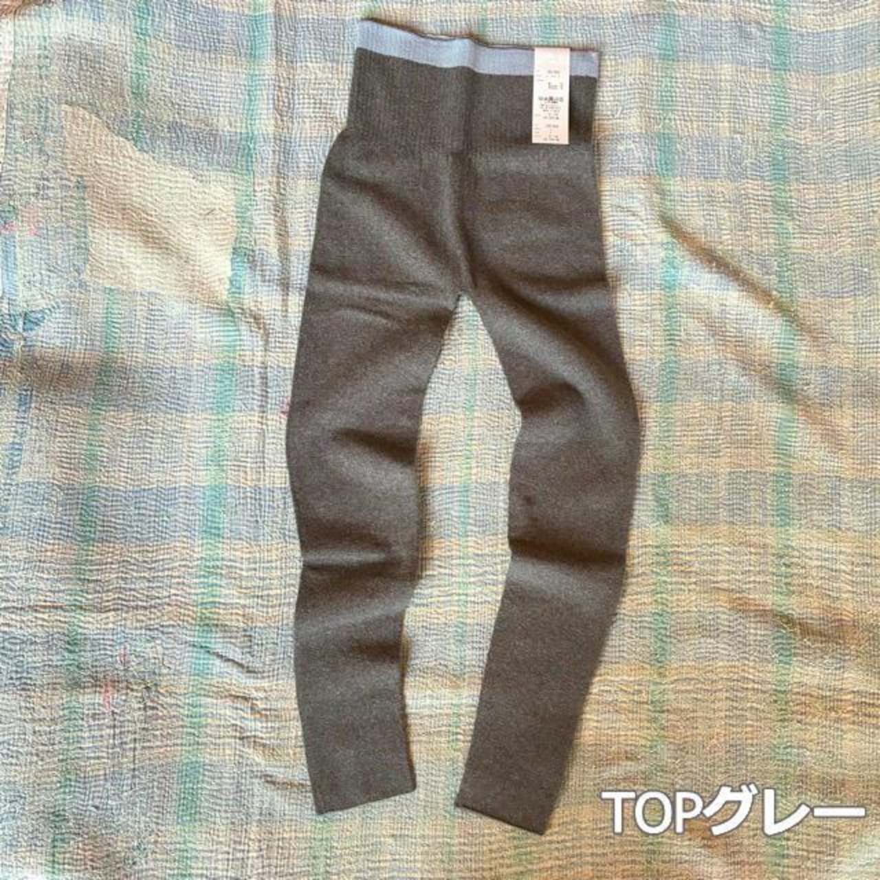 homspun Homespun Combed Cotton Leggings, 5 Colors Available, Cotton Knit Inner Leggings, Mustard Yellow, Moss Green, Navy, Black, and Top Gray