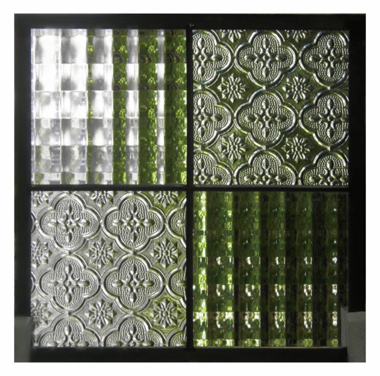 ステンドグラスパネル デザインガラス インテリア 建具 窓 オーダーメイド ＮＯ4 グラスアート川原