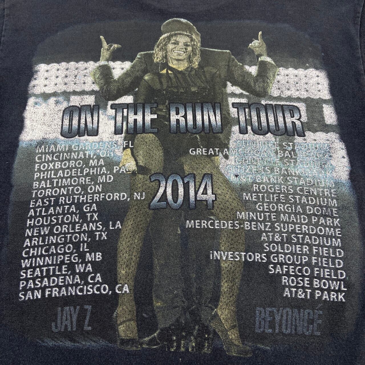 JAY-Z BEYONCE ON THE RUN TOUR アーティスト ツアーT メンズM相当