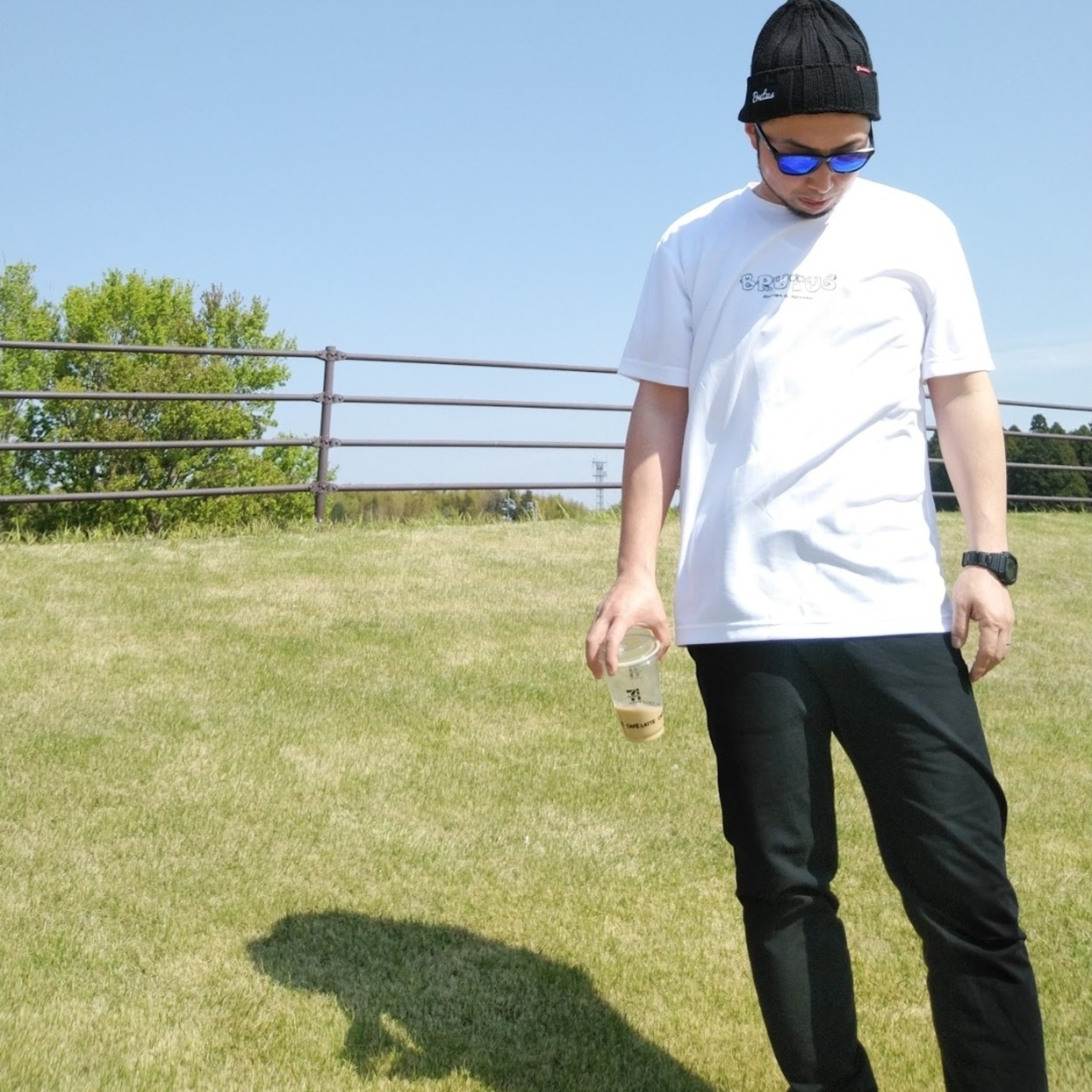 FACE DRY T-SHIRT / ホワイト