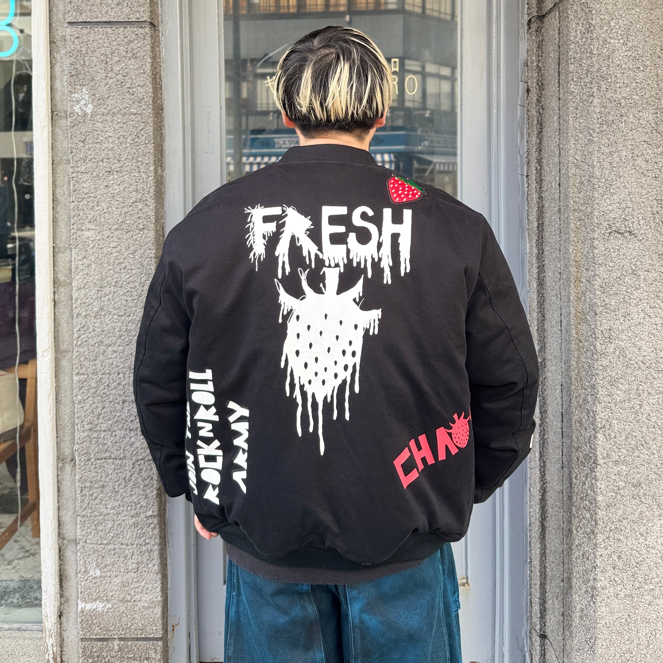 KIDILL / FRESH ANARCHY MA-1 JACKET FOSTEX GARMENTS / VINTAGE BLACK