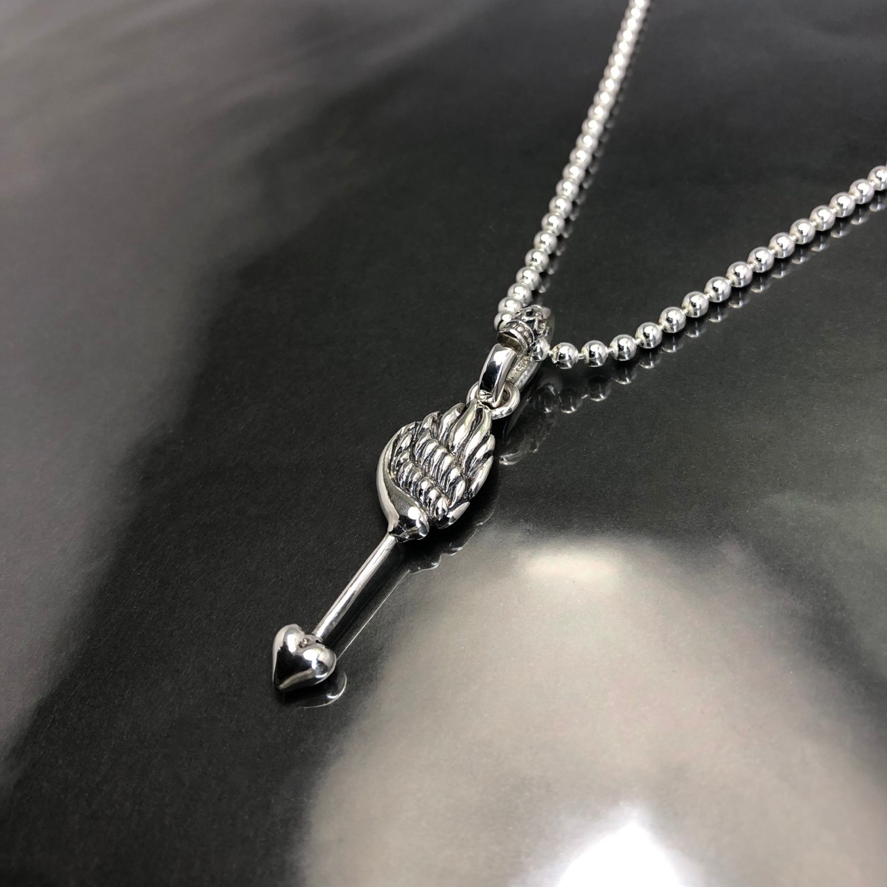 ARROW BALL CHAIN NECKLACE / アロー ボールチェーンネックレス