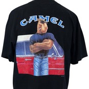 【CAMEL】キャメル "Joe Camel × Muscle Car"  Vintage Tシャツ XL