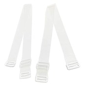 レディーズ ブラストラップ 透明 クリアー シリコン 肩紐 目立たない 2cm 調整可能 ペア入り