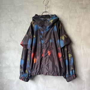 layered blouson cyber