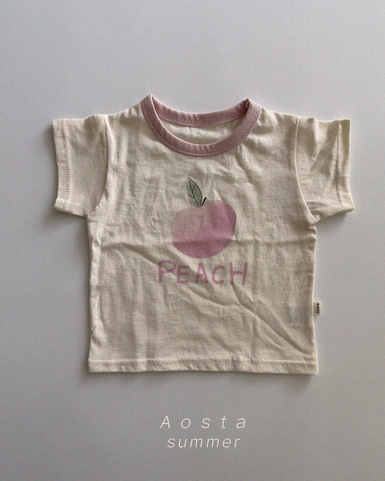 [Aosta] Lemon Peach Tee / [아오스타] 레몬피치티