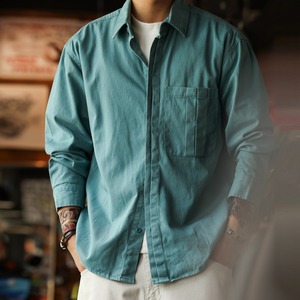 プリーツポケットカーゴシャツ 220298