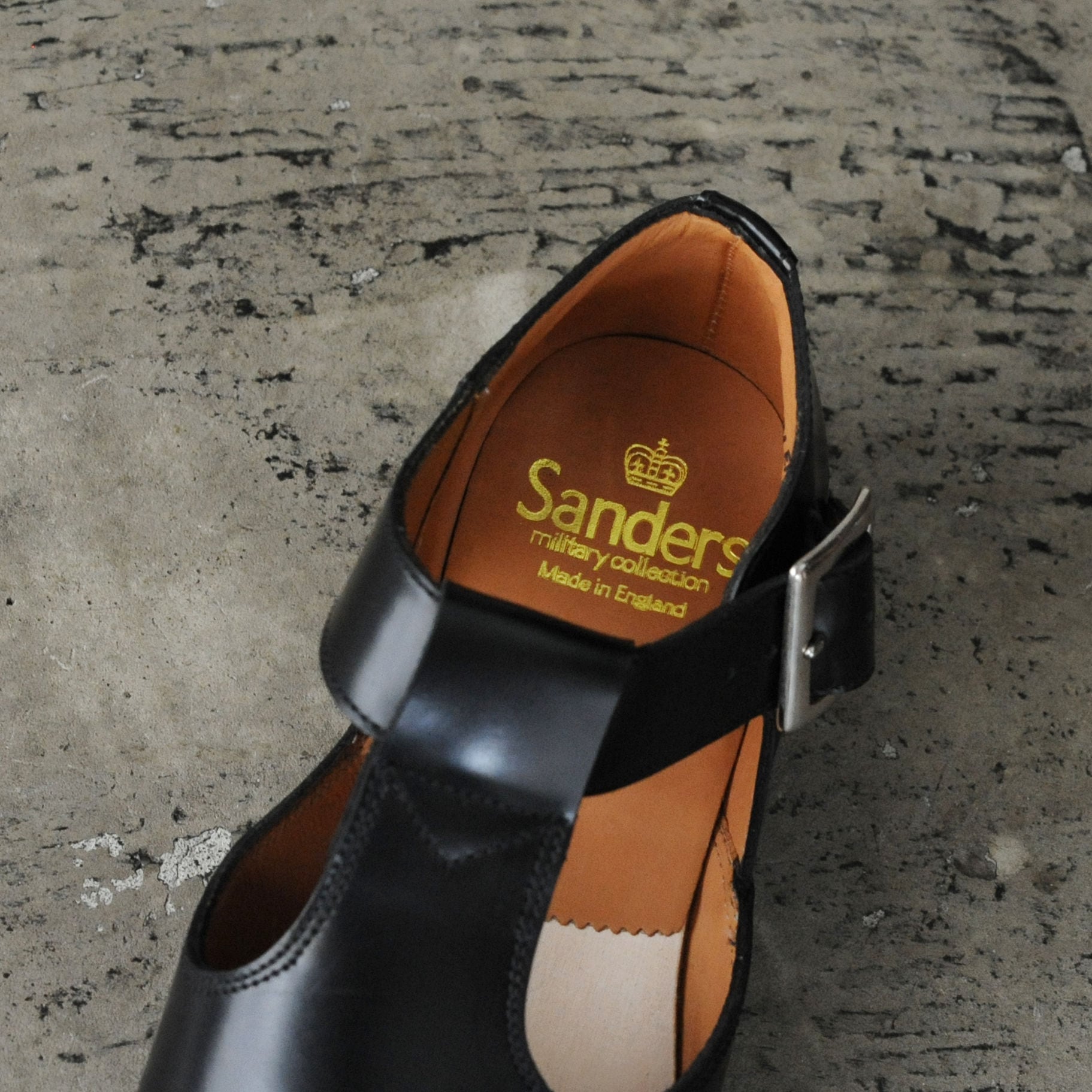 SANDERS Military Sandal(ミリタリーサンダル) black | coromo-cya-ya