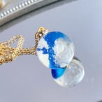 【秋の福袋】蓄光タイプ　青空をひとすくい✩.*˚レジンの空玉アクセサリー3点セット　数量限定　暗闇で光る