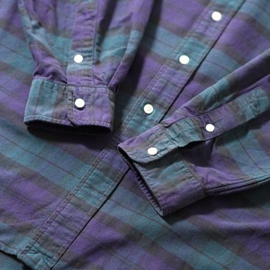 90s Ralph Lauren black watch shirt "The Big Oxford" [L] 古着