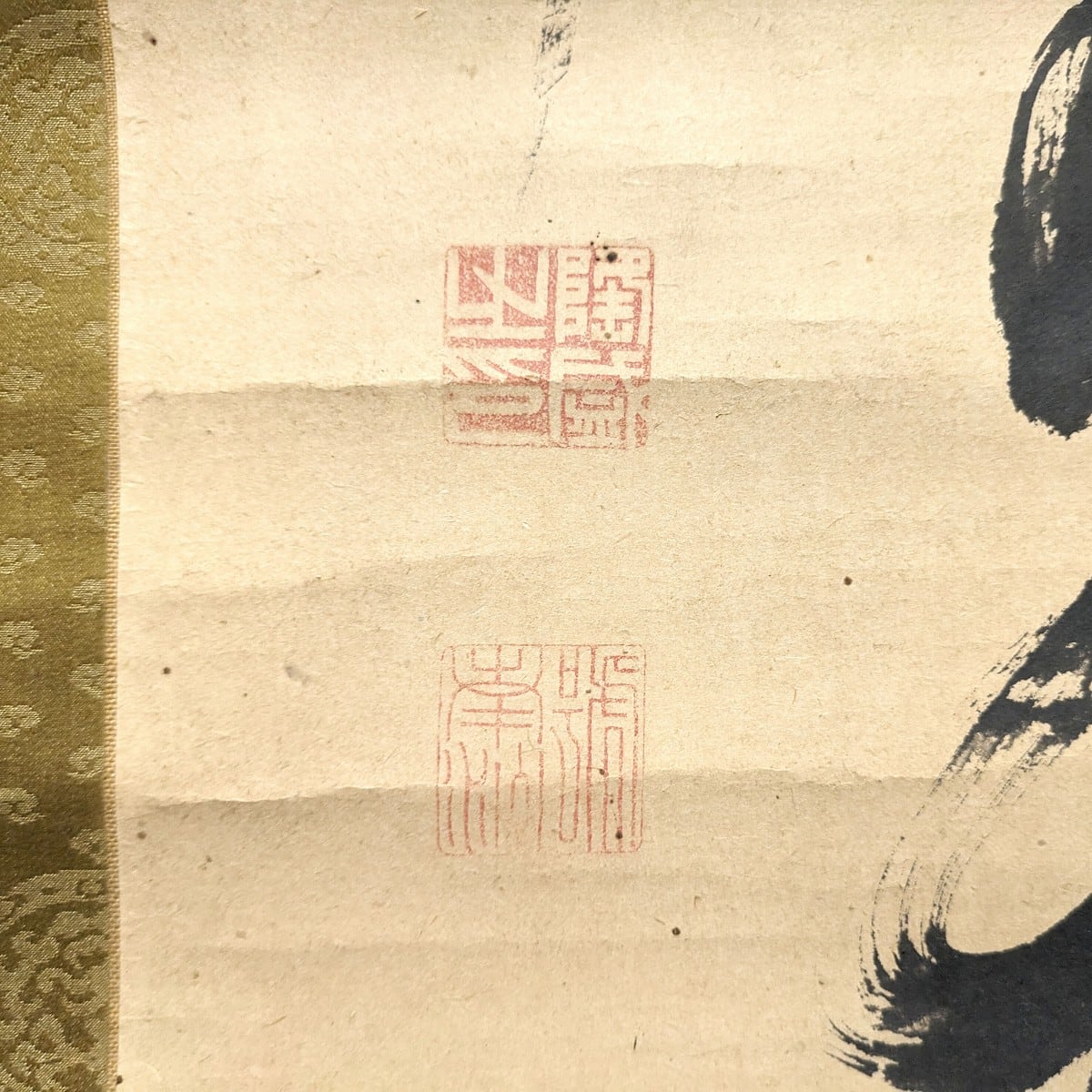 南洲・西郷隆盛・三行書・掛軸・No.230929-35・梱包サイズ120 