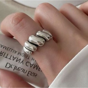 Silver Adjustable Opening Ring 125529