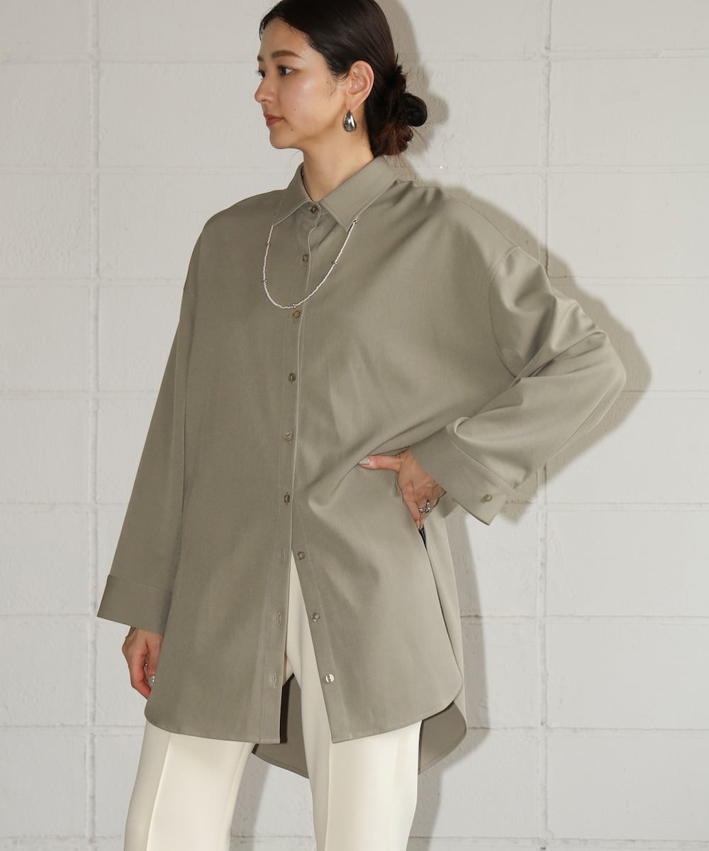 CIEL'AIR シエルエアー ブラウス　CA2S-T299 セール】OVERSHIRT（ｵｰﾊﾞｰｼｬﾂ）（シャツ/ブラウス）｜CIEL'AIR（シエル