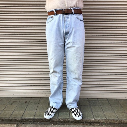 USA製 90s Levis 501 ヴィンテージ アメリカ デニム パンツ 米国 リーバイス 80s 511 刻印 アイスブルー ジーンズ インディゴ W36 L30 85cm
