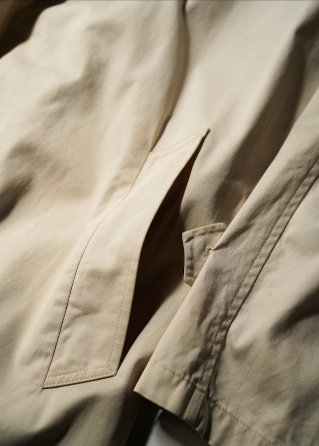 90's agnes b. homme fly front balmacaan coat