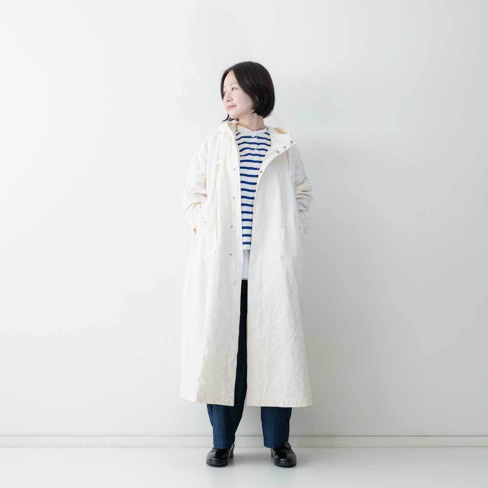 Midi Umi フード付きロングコート | LASQ store | ラスクストア