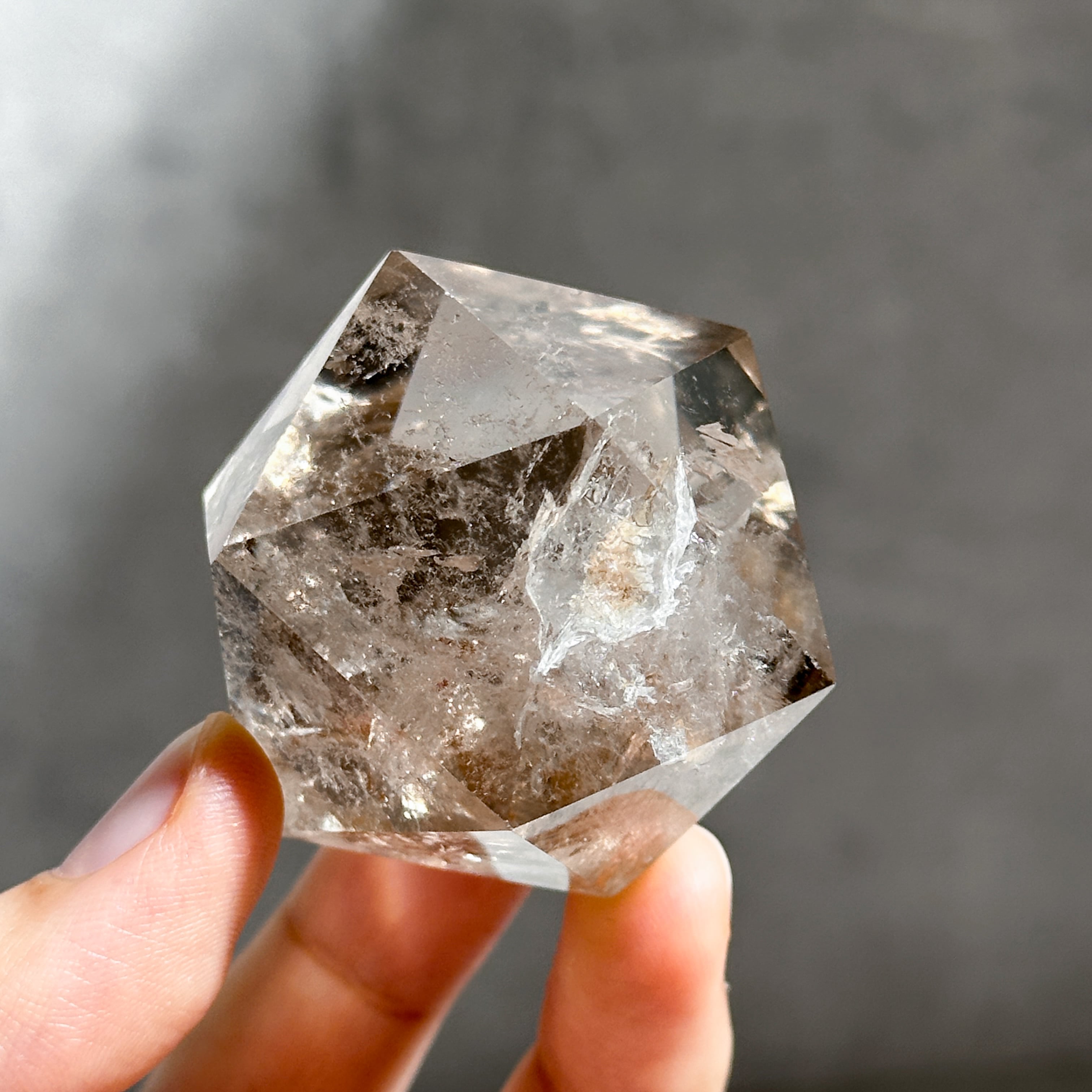 ミナスジェライス産スモーキークォーツ 正二十面体32◇ Smoky Quartz