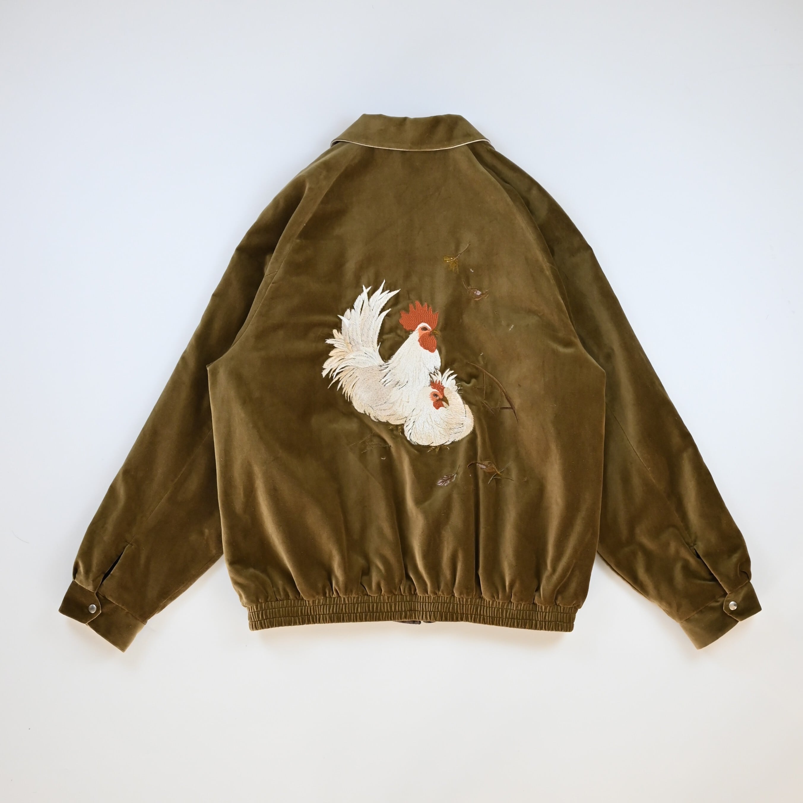 OLD JOE / STUNNING VELVET SOUVENIR JACKET(Niwatori to Hiyoko) | GANKO