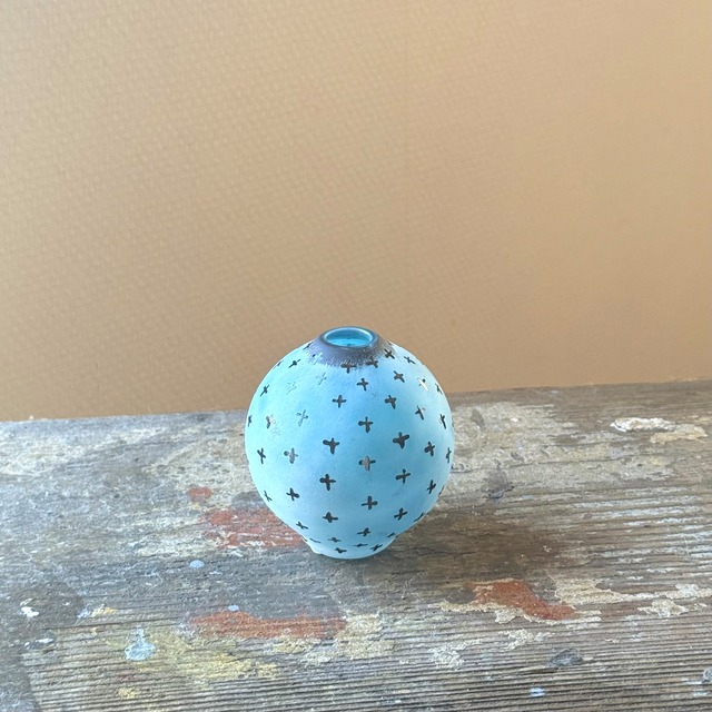 山崎 雄一　一輪挿しS   cross(maru）