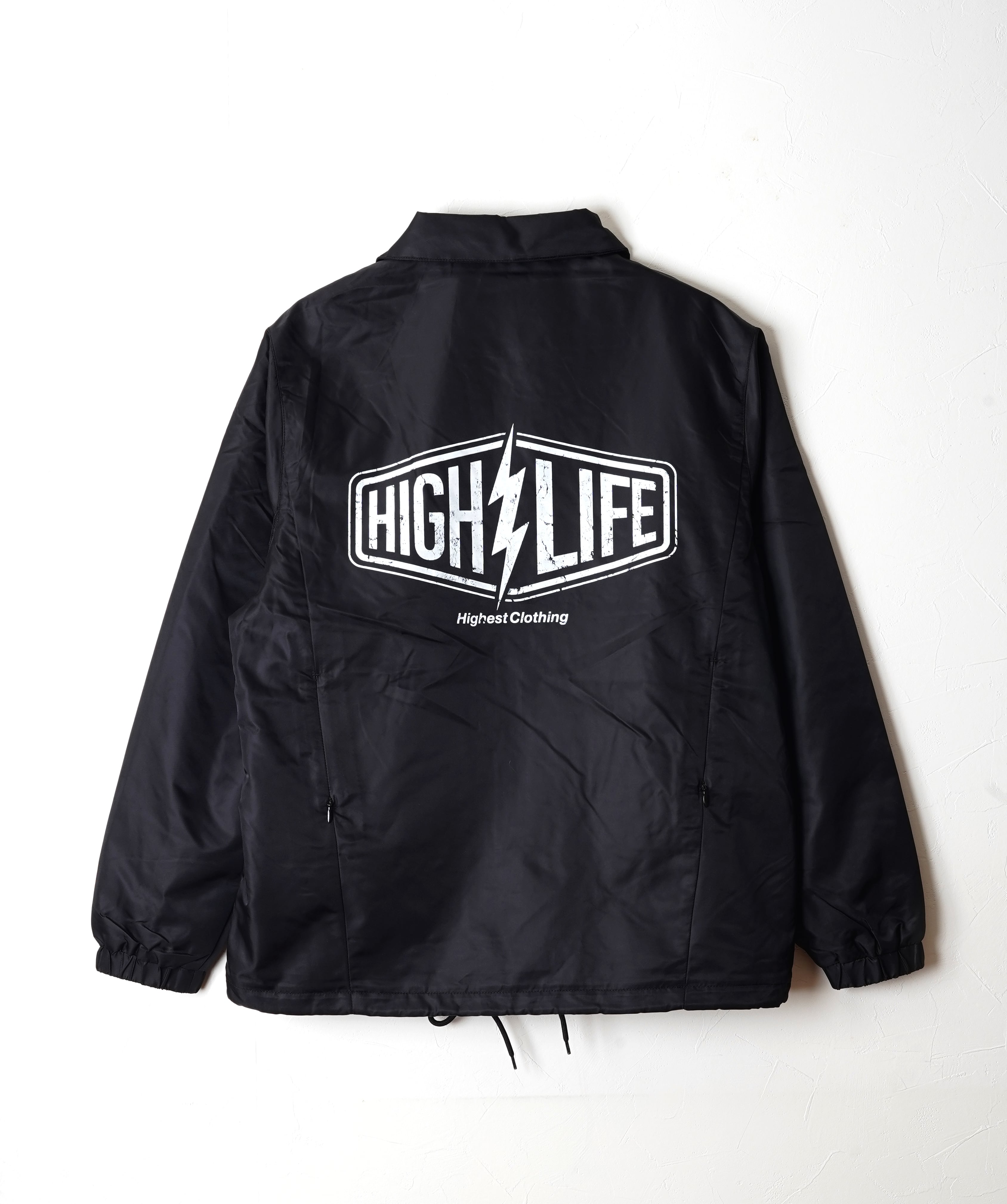 【Vin & Age × HIGH LIFE】ベンチレーションコーチジャケット【BLACK】 | highlife powered by BASE