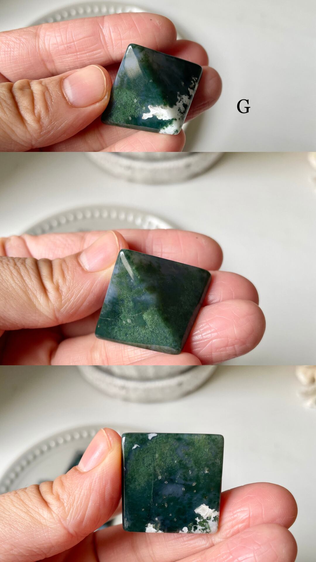 Moss Agate Pyramid / モスアゲート　ピラミッド