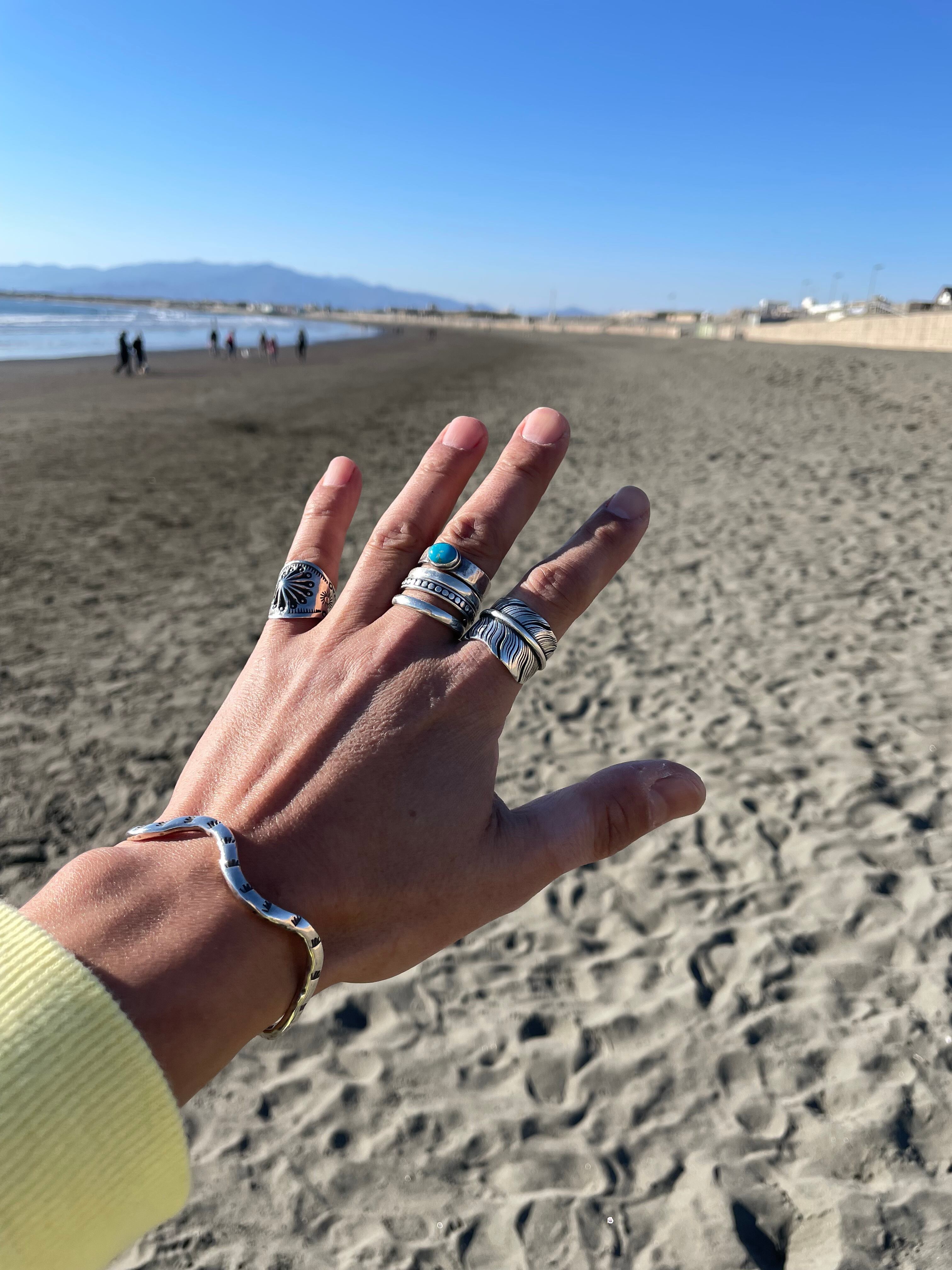 FEATHER RING L /BELIEVEINMIRACLE ビリーブインミラクル FEATHER RING L /BELIEVEINMIRACLE ビリーブインミラクル