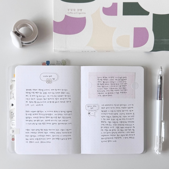 papeterie.atelier 〔A6 white dot note〕