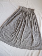 1990’s Check Gather Skirt