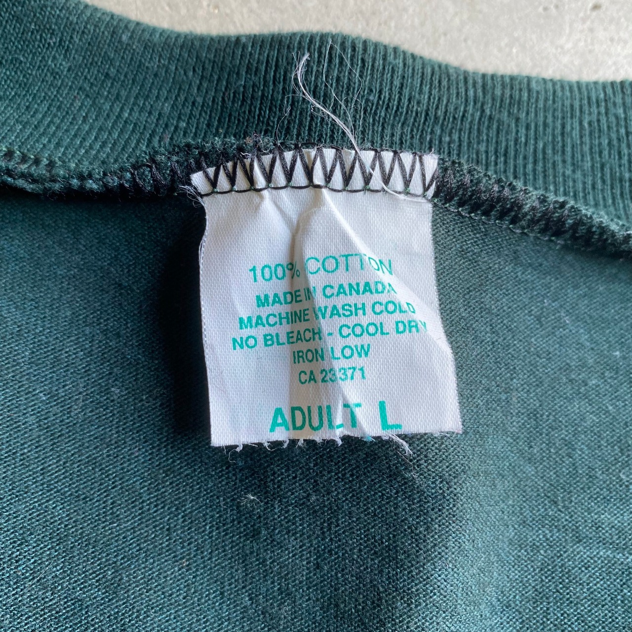 カナダ製 90年代 メッセージ ロゴ プリントTシャツ ヴィンテージ 