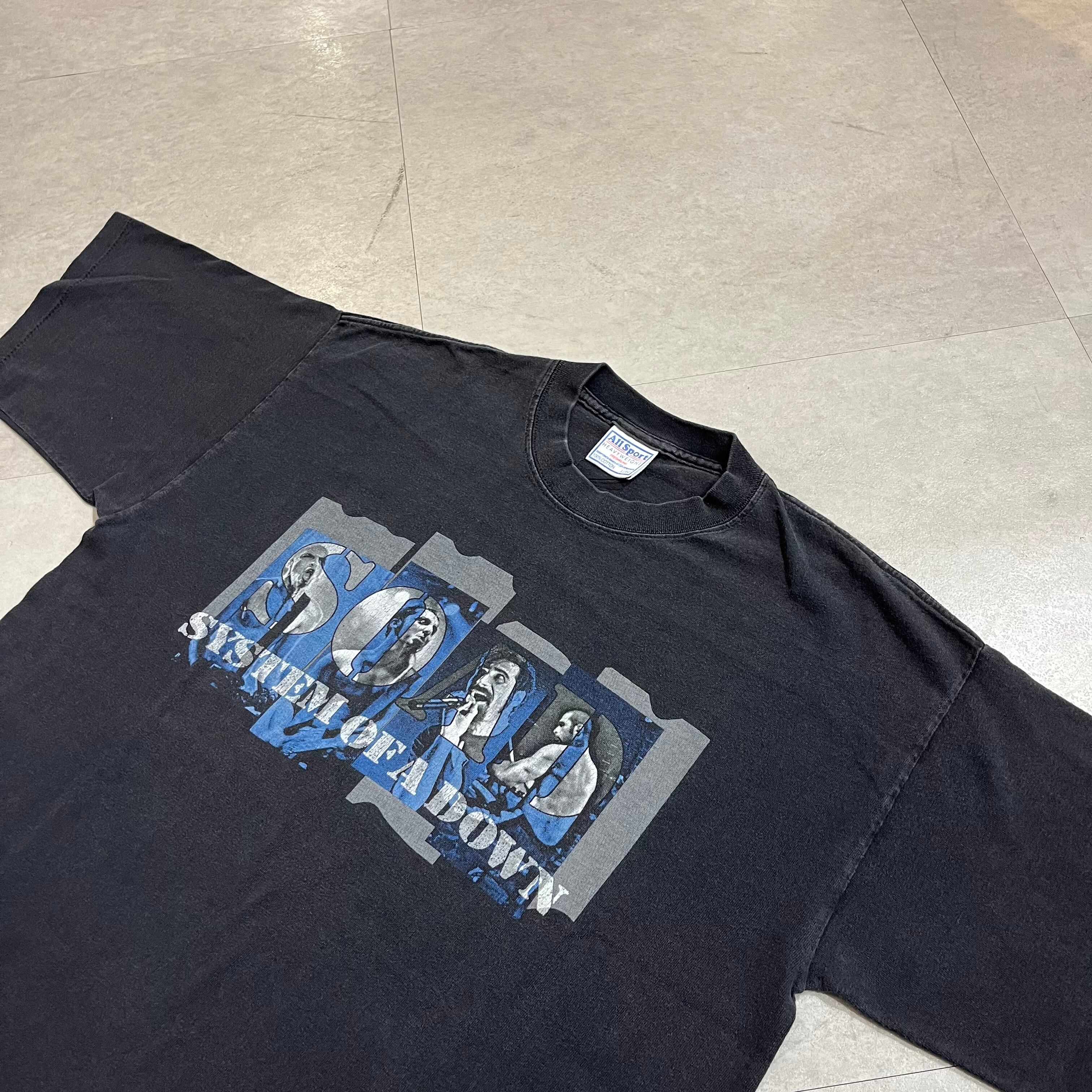 size : L 【 SOAD 】システムオブアダウン バンドTシャツ バンT 黒