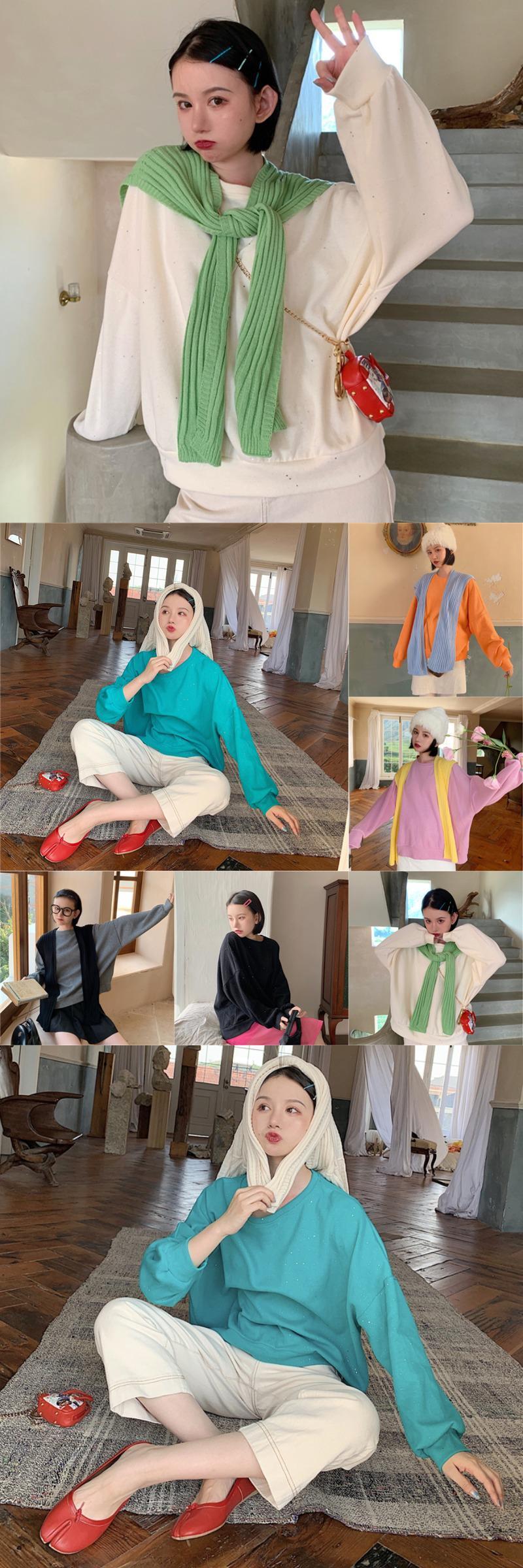 スプリングルーズセーター カラートップス レディース ロング 春物 YY-ファッション15976524248