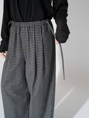 【ご予約】[3864-013MK] ﾌﾛｳﾍﾞﾙﾄﾁｪｯｸPT【chignon】