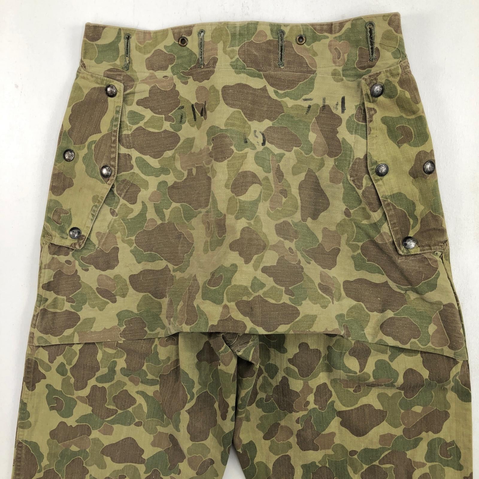 USMC 40年代 WWII HBT ダックハンターカモ パンツ セカンドモデル 2nd