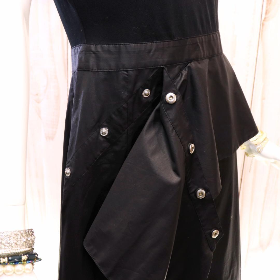 スリーワンフィリップリム ドッキングワンピース 黒 Sサイズ