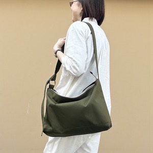 DRIFTER-M：カーキ（コーデュラナイロン　撥水加工ナイロン素材ショルダーバッグ）＜受注製作＞