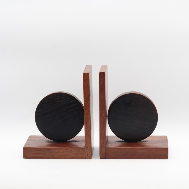 ART DECO BOOKEND " black circle " | Netherlands