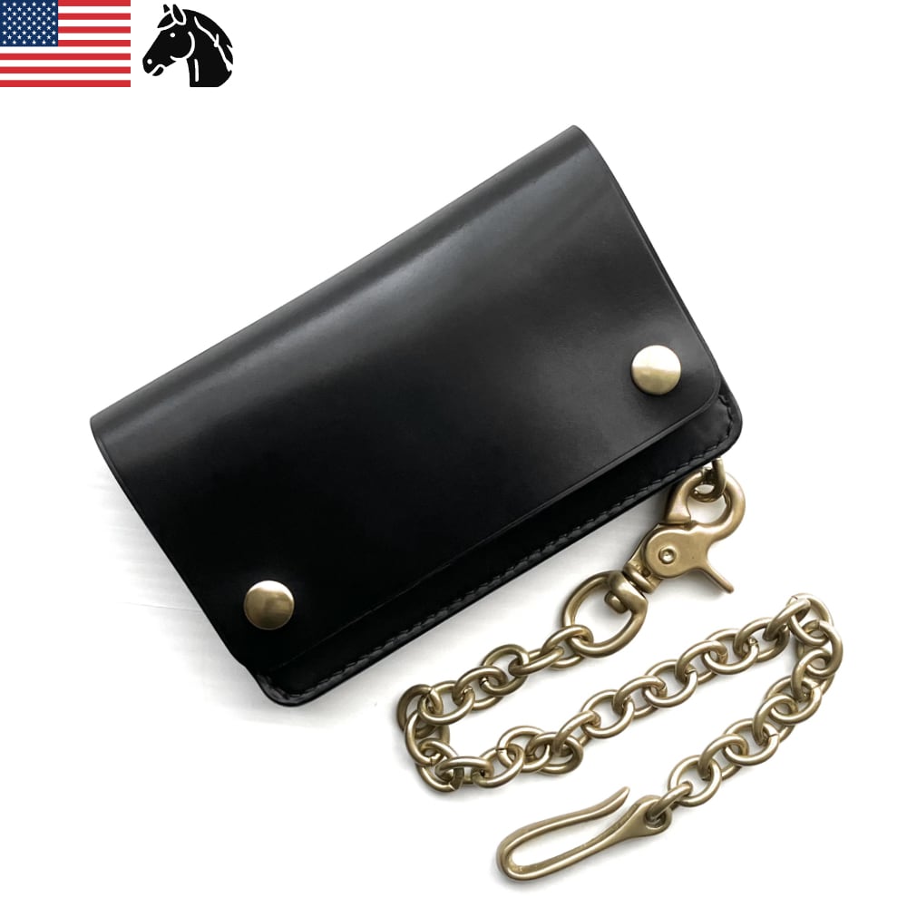 AMERICAN FULL SHELL CORDOVAN / トラッカーウォレット | KAIJI ENDO