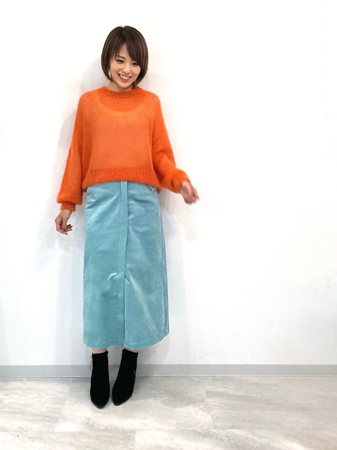 ホールガーメントモヘアニット