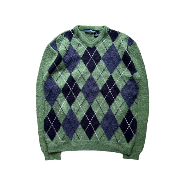 XG Vintage argyle knit