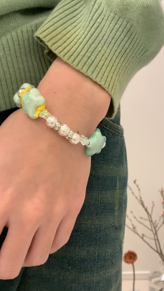 Botanic Byte Keychain - Green